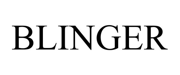 Trademark Logo BLINGER