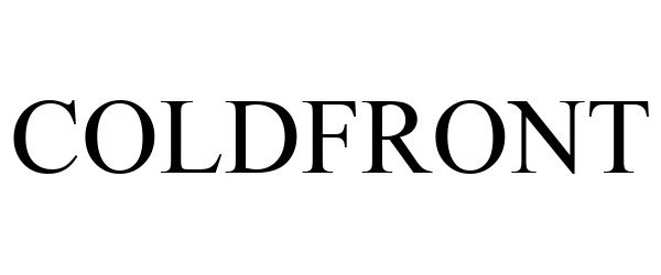 Trademark Logo COLDFRONT