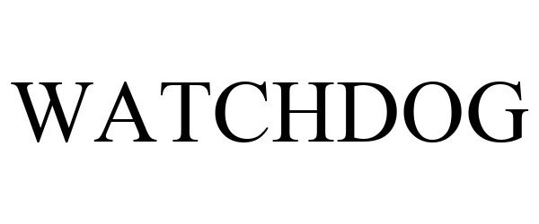 Trademark Logo WATCHDOG