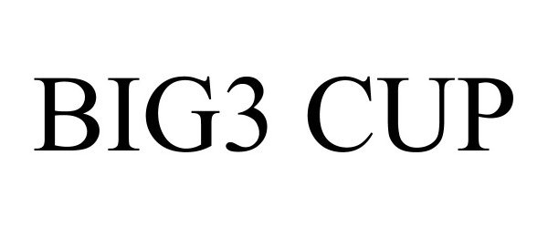 Trademark Logo BIG3 CUP