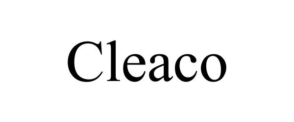 Trademark Logo CLEACO