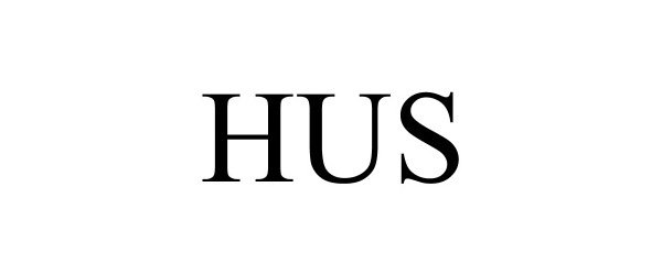 Trademark Logo HUS