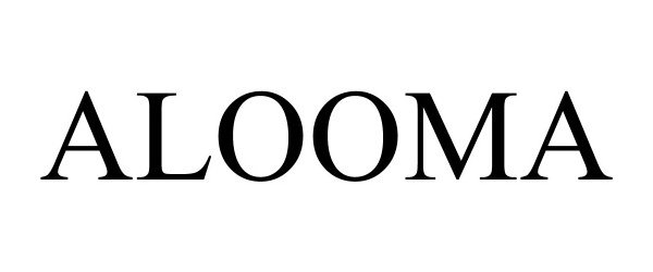 Trademark Logo ALOOMA
