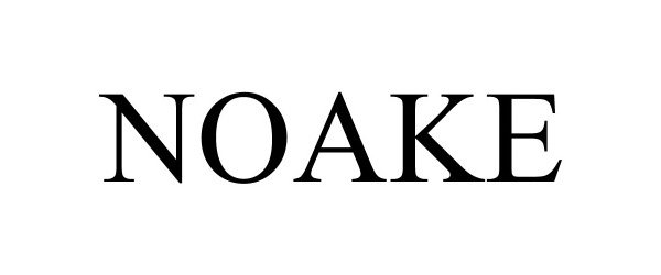 Trademark Logo NOAKE