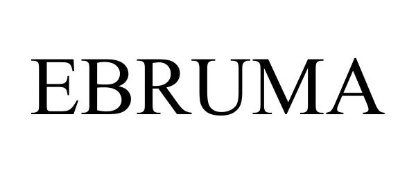 Trademark Logo EBRUMA