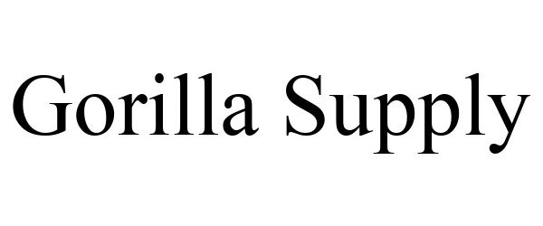  GORILLA SUPPLY