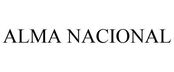 Trademark Logo ALMA NACIONAL