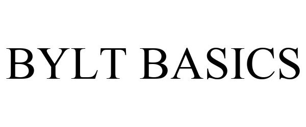Trademark Logo BYLT BASICS