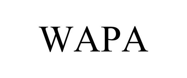 Trademark Logo WAPA