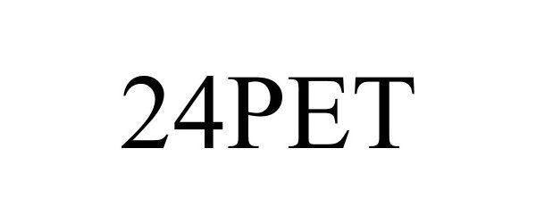 Trademark Logo 24PET