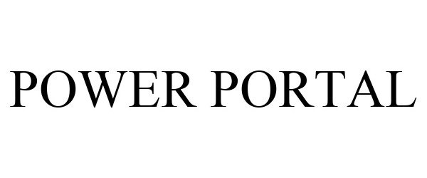 Trademark Logo POWER PORTAL