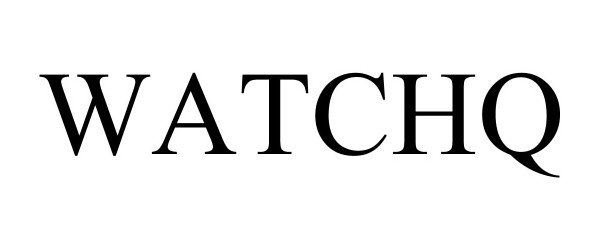Trademark Logo WATCHQ