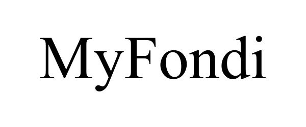Trademark Logo MYFONDI