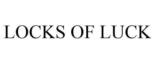 Trademark Logo LOCKS OF LUCK