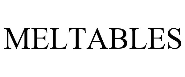 Trademark Logo MELTABLES