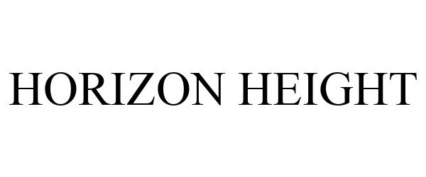  HORIZON HEIGHT
