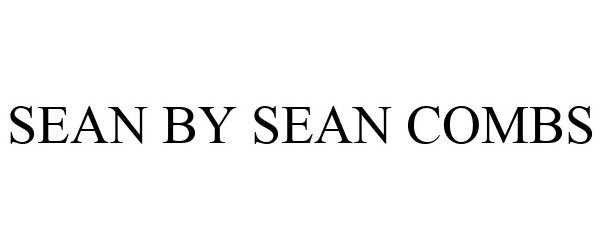  SEAN BY SEAN COMBS