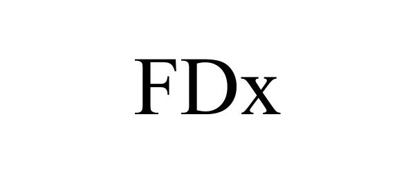 Trademark Logo FDX