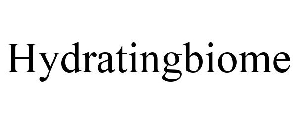 Trademark Logo HYDRATINGBIOME