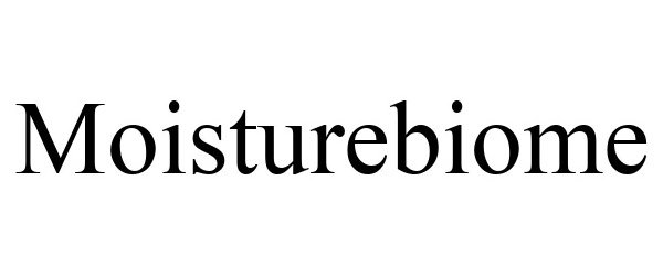 Trademark Logo MOISTUREBIOME