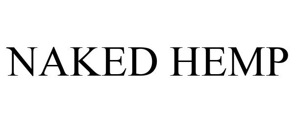 Trademark Logo NAKED HEMP