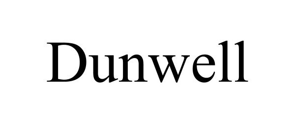 Trademark Logo DUNWELL