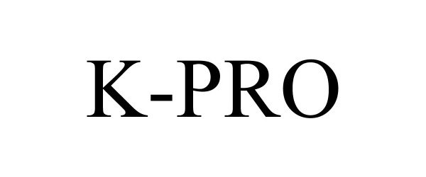 Trademark Logo K-PRO