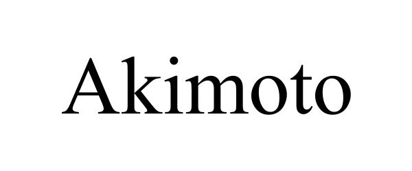 Trademark Logo AKIMOTO