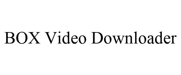  BOX VIDEO DOWNLOADER