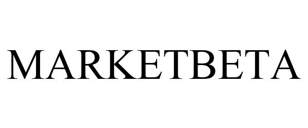Trademark Logo MARKETBETA