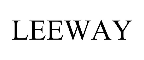 Trademark Logo LEEWAY