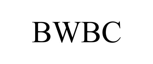 Trademark Logo BWBC