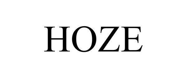 Trademark Logo HOZE