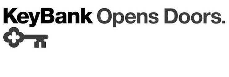 Trademark Logo KEYBANK OPENS DOORS.