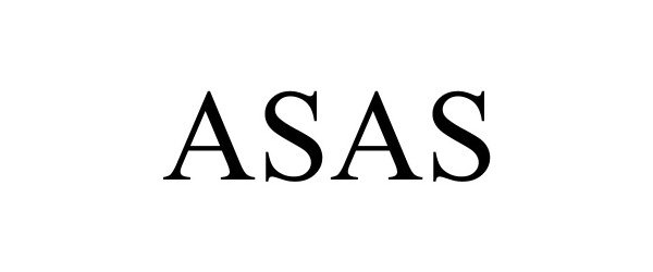 Trademark Logo ASAS
