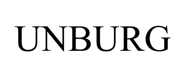 Trademark Logo UNBURG