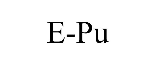 Trademark Logo E-PU