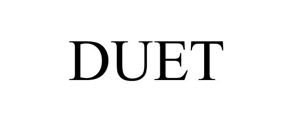 Trademark Logo DUET