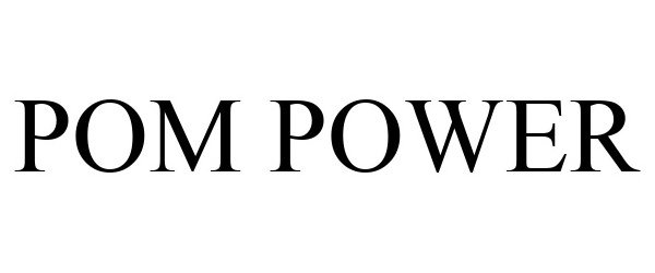 Trademark Logo POM POWER