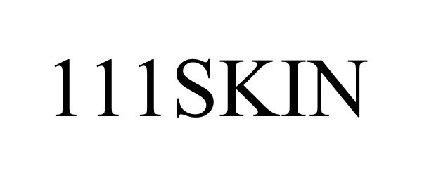 Trademark Logo 111SKIN