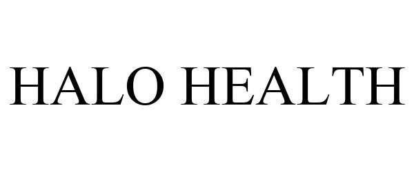 Trademark Logo HALO HEALTH