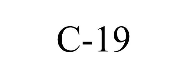 Trademark Logo C-19