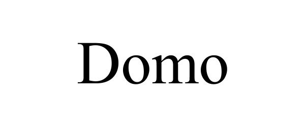 Trademark Logo DOMO