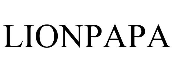 Trademark Logo LIONPAPA