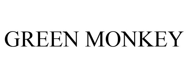 Trademark Logo GREEN MONKEY