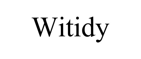 Trademark Logo WITIDY