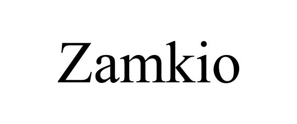 Trademark Logo ZAMKIO