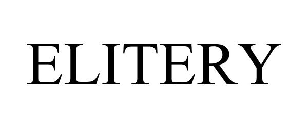 Trademark Logo ELITERY