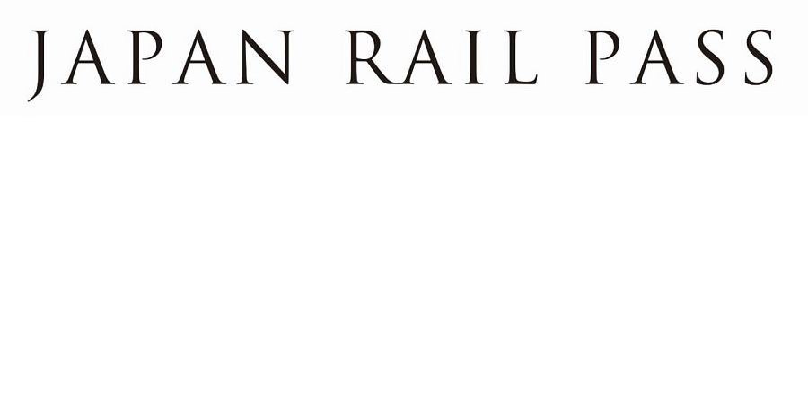 Trademark Logo JAPAN RAIL PASS