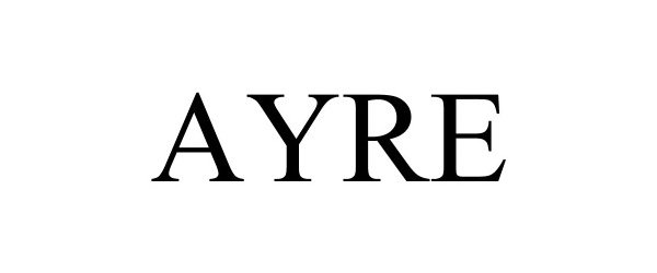 Trademark Logo AYRE
